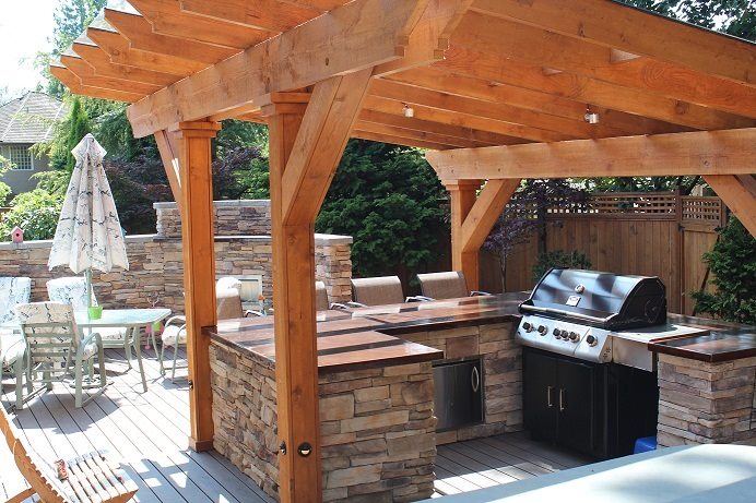 The Cavalry Outdoor living Custom Outdoor Kitchen Construction